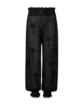 Johanna Ortiz Johanna Ortiz Palm Nomad Cotton Smocked Pants