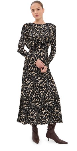 Johanna Ortiz Johanna Ortiz Playful Grace Dress Black/Ecru
