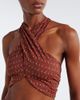 Johanna Ortiz Johanna Ortiz Printed halterneck bikini top - 3