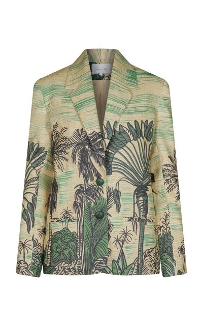 Johanna Ortiz Johanna Ortiz Rock The Plan Printed Linen Jacket