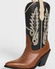 Johanna Ortiz Johanna Ortiz Rust Alma Boots Black/Dark Rust - 2