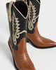 Johanna Ortiz Johanna Ortiz Rust Alma Boots Black/Dark Rust - 5