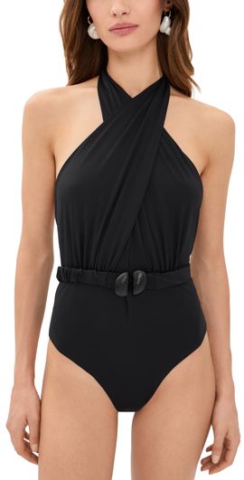 Johanna Ortiz Johanna Ortiz Saddles In The Sunset One Piece Swimsuit Black