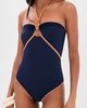 Johanna Ortiz Johanna Ortiz Salt and Saddle One-Piece Swim Suit Navy - 5