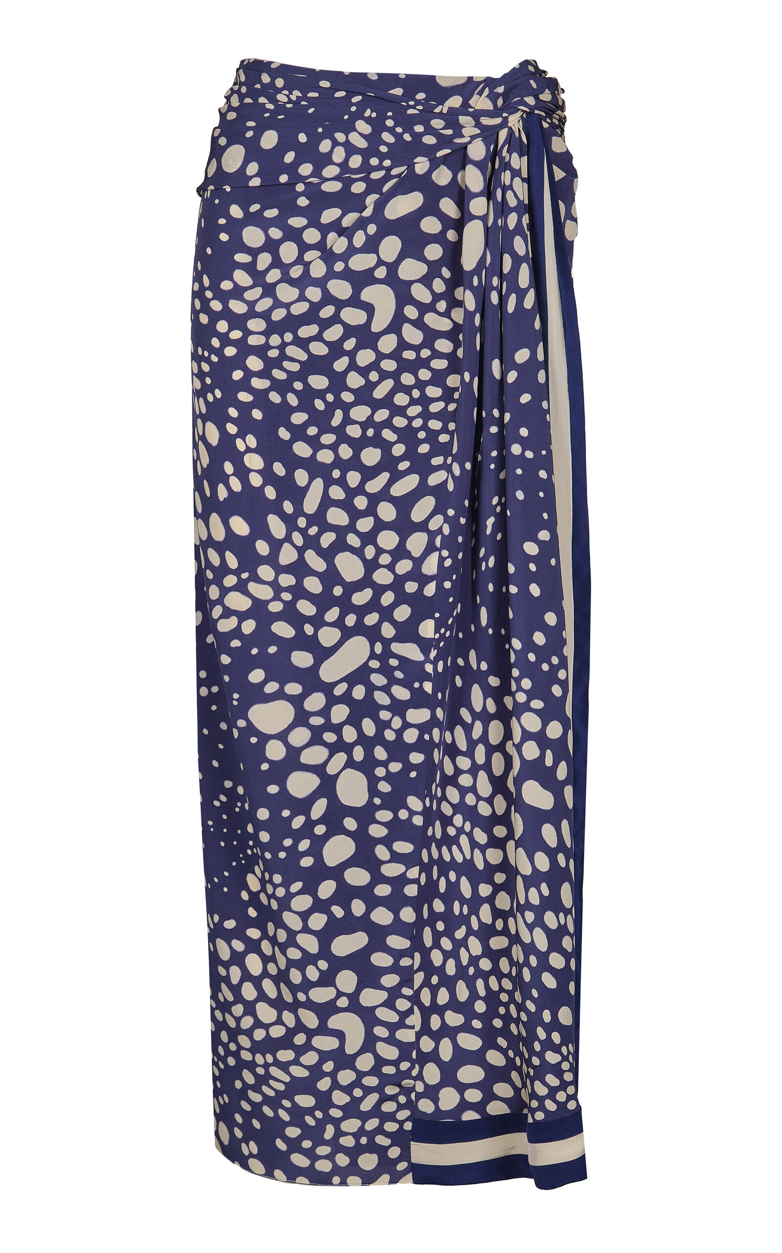 Johanna Ortiz Johanna Ortiz Stars Above The Atlas Printed Silk Midi Skirt