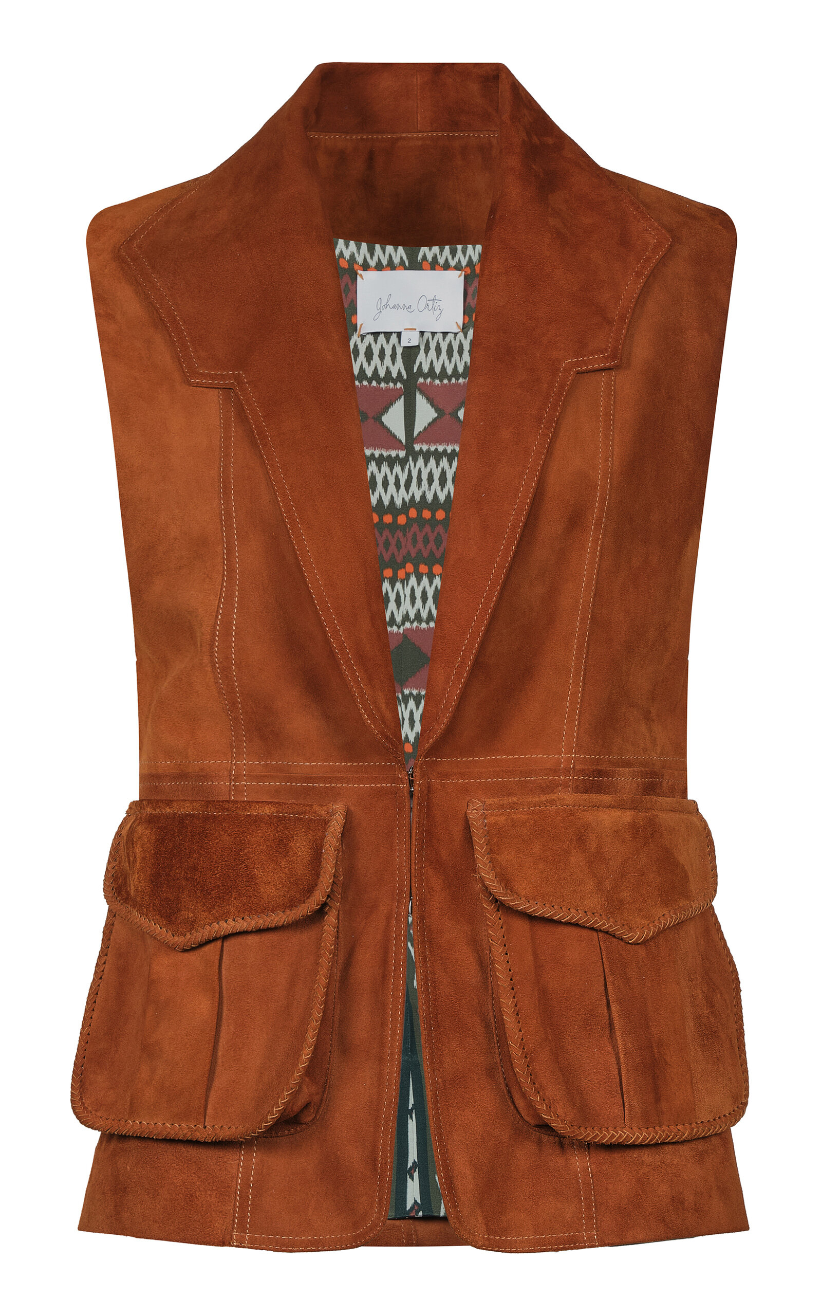 Johanna Ortiz Johanna Ortiz Suede Visionary Vest Tan L
