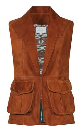 Johanna Ortiz Johanna Ortiz Suede Visionary Vest Tan L