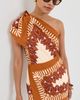 Johanna Ortiz Johanna Ortiz Sun Traveller Mini Dress Ecru/Brown - 2