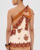 Johanna Ortiz Johanna Ortiz Sun Traveller Mini Dress Ecru/Brown - 3