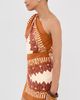 Johanna Ortiz Johanna Ortiz Sun Traveller Mini Dress Ecru/Brown - 4