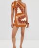 Johanna Ortiz Johanna Ortiz Sun Traveller Mini Dress Ecru/Brown - 5