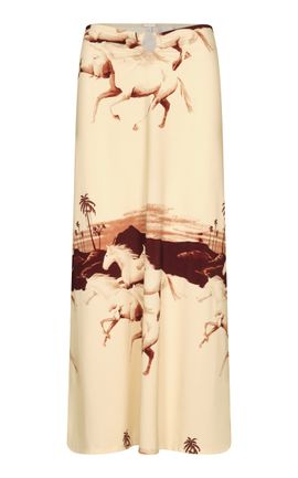 Johanna Ortiz Johanna Ortiz Terry Keel Midi Skirt