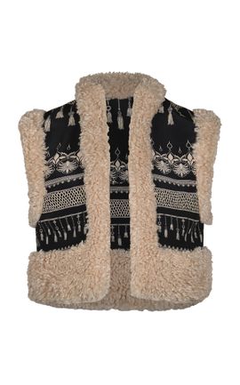 Johanna Ortiz Johanna Ortiz The Explorer Embroidered Leather Vest