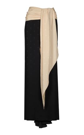 Johanna Ortiz Johanna Ortiz The Hidden Pavilion Draped Maxi Skirt