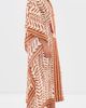 Johanna Ortiz Johanna Ortiz The Secret of The Sun Tunic Dress Ecru/Dark Coffee - 4