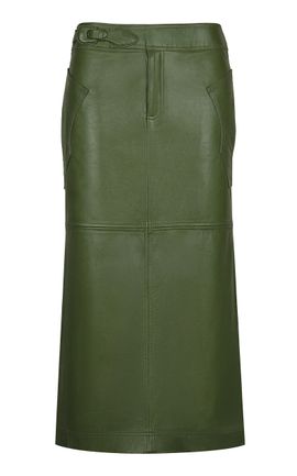 Johanna Ortiz Johanna Ortiz Uncomplicated MidRise Leather Maxi Skirt