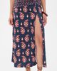 Johanna Ortiz Johanna Ortiz Under The Sun Ankle Skirt Navy/Rose - 2