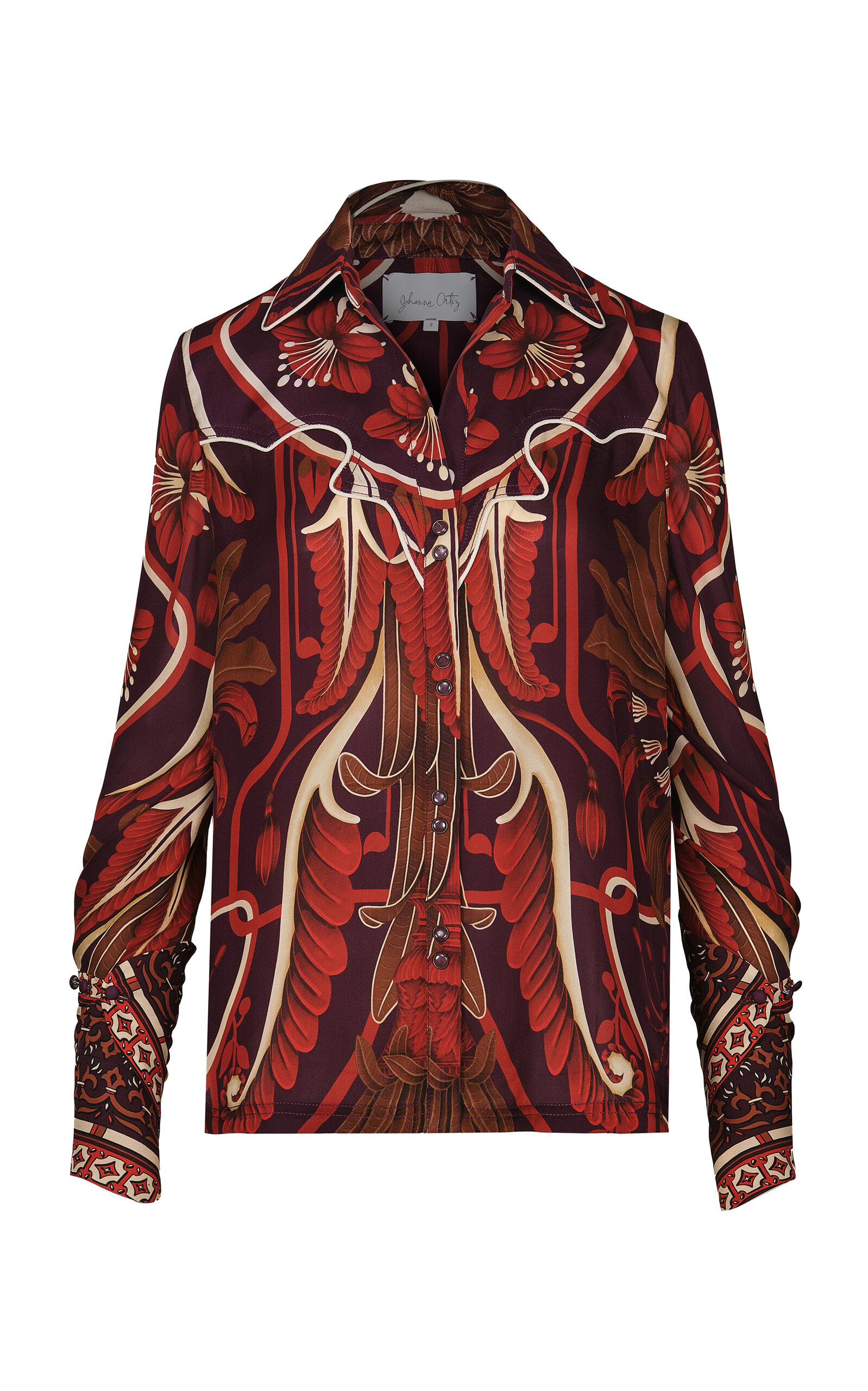 Johanna Ortiz Johanna Ortiz VIaje Eterno Silk Shirt