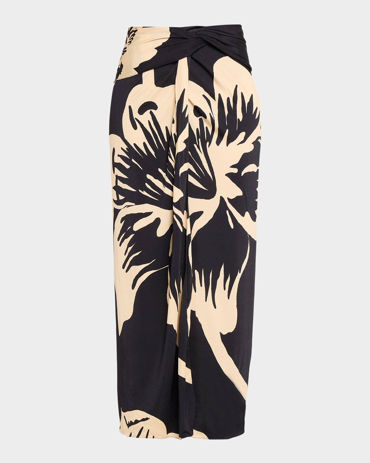 Johanna Ortiz Luminosity Draped Ankle Skirt