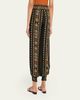 Johanna Ortiz Nareem Geo-Print Balloon-Leg Ankle Pants - 3