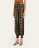 Johanna Ortiz Nareem Geo-Print Balloon-Leg Ankle Pants - 4
