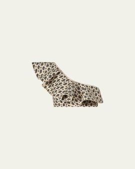 Johanna Ortiz Paisleys Asymmetric Bikini Top