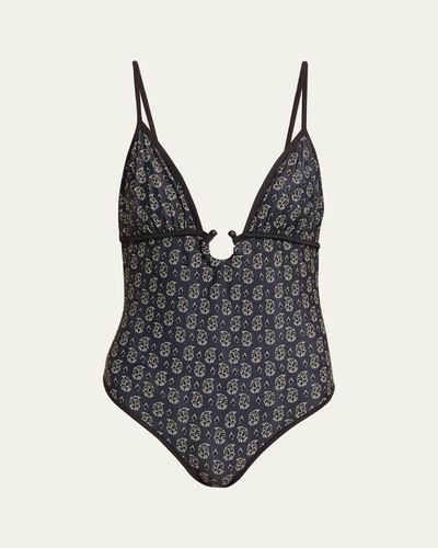 Johanna Ortiz Paisleys One-Piece Swimsuit