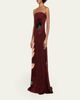 Johanna Ortiz Petals Sequined Silk Maxi Dress - 4