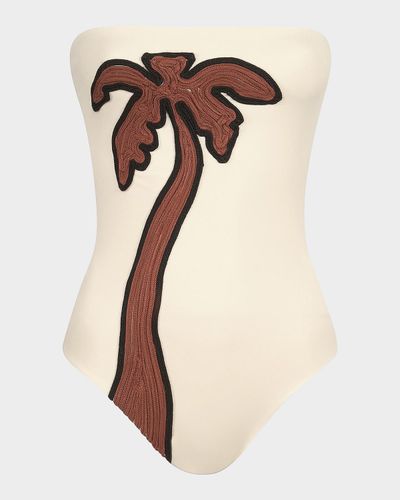 Johanna Ortiz Playa Grande Palm One-Piece Swimsuit