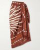 JOHANNA ORTIZ Printed cotton pareo - 1