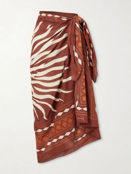 JOHANNA ORTIZ Printed cotton pareo