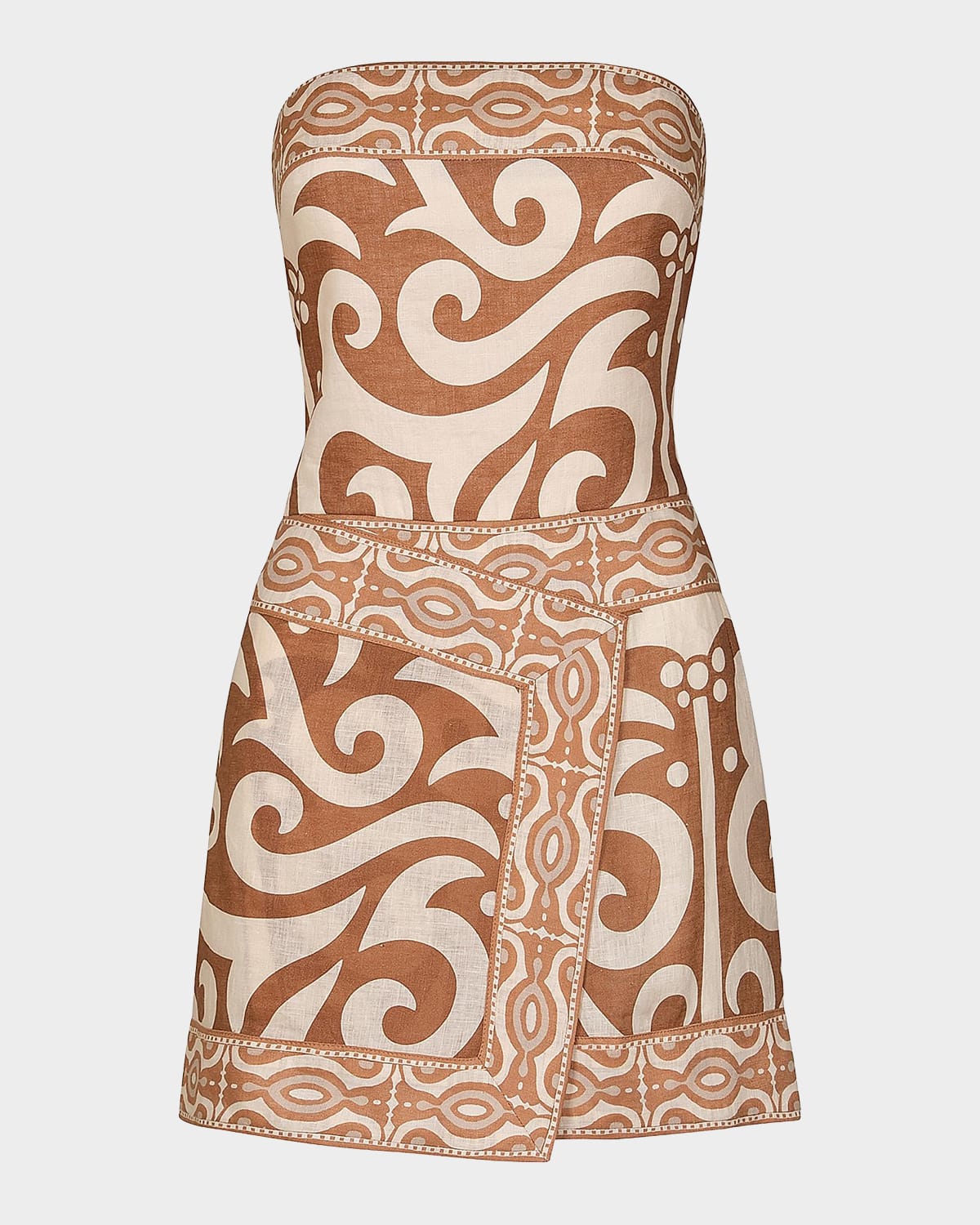 Johanna Ortiz Raiz Ritual Wrap Mini Dress