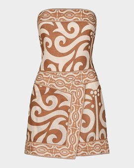 Johanna Ortiz Raiz Ritual Wrap Mini Dress