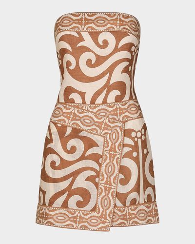 Johanna Ortiz Raiz Ritual Wrap Mini Dress