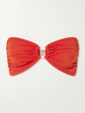 JOHANNA ORTIZ Seawaters embellished bikini top