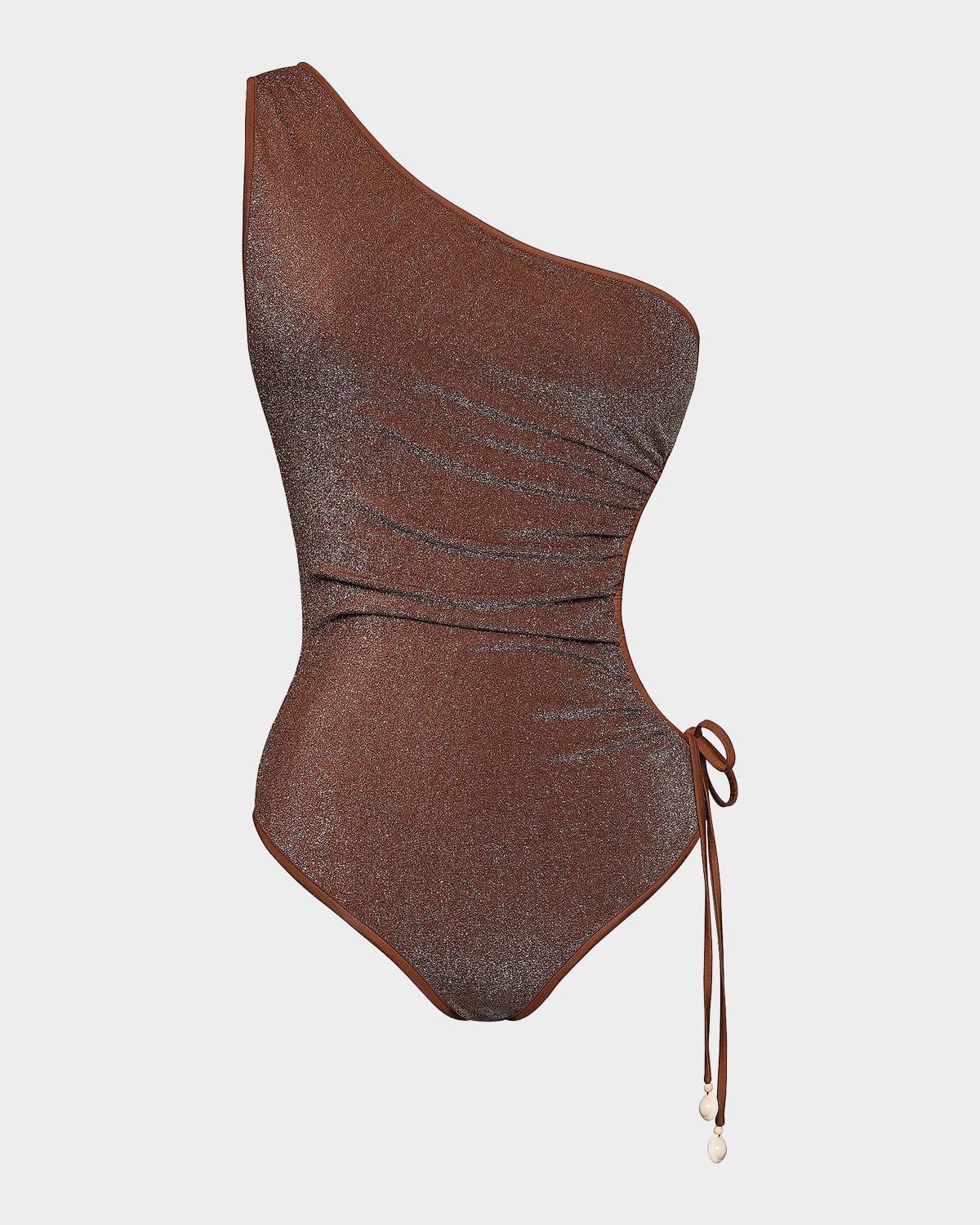 Johanna Ortiz Whispering Asymmetric One-Piece Swimsuit