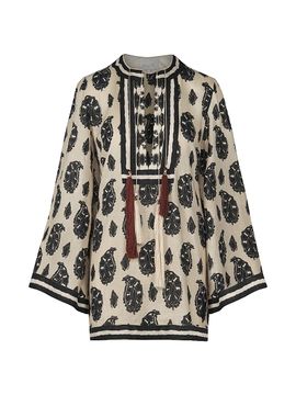 Johanna Ortiz Women's Caretaker Of The Jungle Linen Tunic Dress