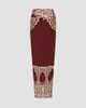 Johanna Ortiz Women's Geometry Of The Saddle Silk Crepe De Chine Ankle-Length Skirt - 2