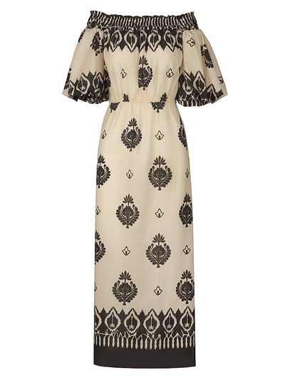 Johanna Ortiz Women's Harbor Hues Cotton Ankle Dress