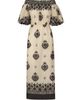 Johanna Ortiz Women's Harbor Hues Cotton Ankle Dress - 4