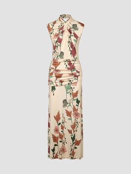 Johanna Ortiz Women's Hibiscus Compass Maxi Dress