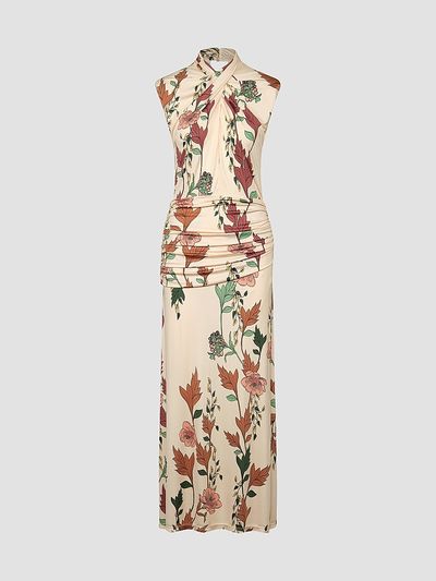 Johanna Ortiz Women's Hibiscus Compass Maxi Dress
