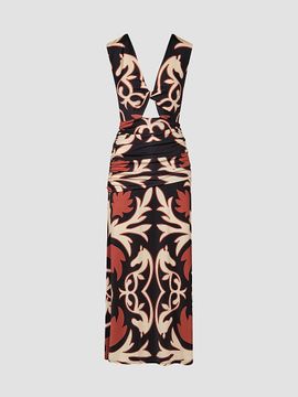 Johanna Ortiz Women's Horizonte Mistico Jersey Midi Dress