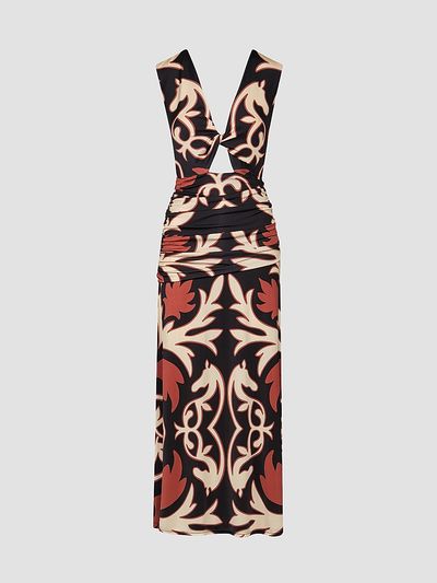 Johanna Ortiz Women's Horizonte Mistico Jersey Midi Dress