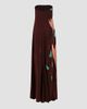 Johanna Ortiz Women's Petals Sequined Silk Maxi Dress - 2