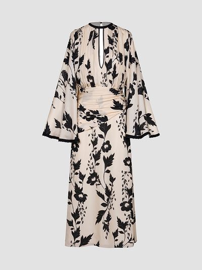 Johanna Ortiz Women's Pintando En Henna Silk Maxi Dress