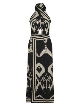 Johanna Ortiz Women's Playa Grande Buen Viento Linen Ankle Dress