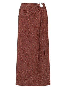 Johanna Ortiz Women's Playa Grande Under The Sun Printed Ankle Skirt