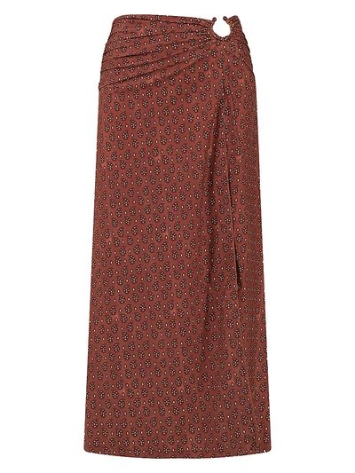 Johanna Ortiz Women's Playa Grande Under The Sun Printed Ankle Skirt