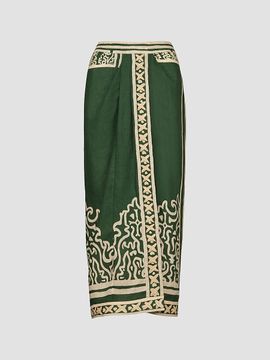 Johanna Ortiz Women's Tactile Mirage Linen Maxi Skirt
